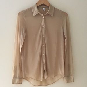 American Apparel Mesh Blouse